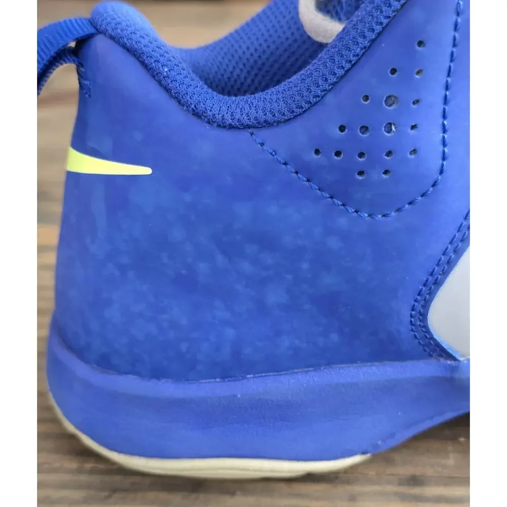 Nike Dual Fusion BB (GS) Boy's Youth 5Y Blue/Gray Basketball Shoes med/hi ankle